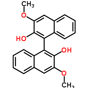 1-(2-Hydroxy-3-methoxy-naphthalen-1-yl)-3-methoxy-naphthalen-2-ol Structure,18515-12-3Structure