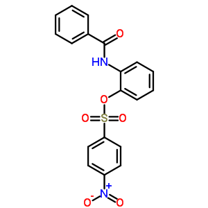 N-[2-(4-nitrophenyl)sulfonyloxyphenyl]benzamide Structure,18631-74-8Structure