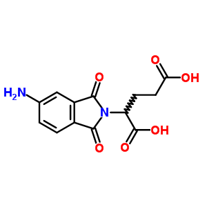 Pentanedioic acid,2-(5-amino-1,3-dihydro-1,3-dioxo-2h-isoindol-2-yl)- Structure,18658-37-2Structure