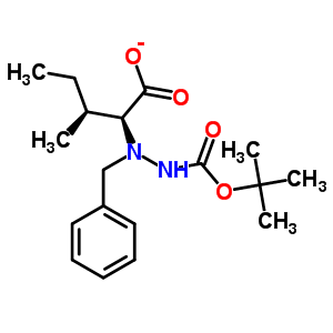 (2S,3s)-2-[benzyl-(tert-butoxycarbonylamino)amino]-3-methyl-pentanoate Structure,188777-47-1Structure