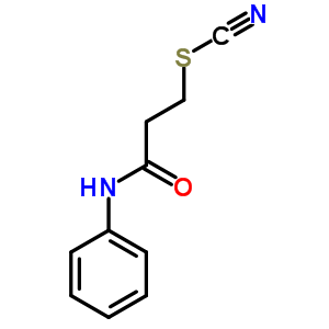 N-phenyl-3-thiocyanato-propanamide Structure,19314-02-4Structure