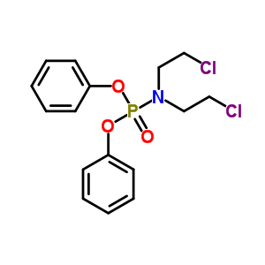 Phosphoric acid, diphenyl-, di(2-chloroethyl)amide Structure,1950-04-5Structure