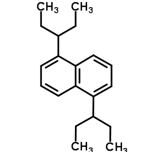 Naphthalene,1,5-bis(1-ethylpropyl)- Structure,19990-01-3Structure