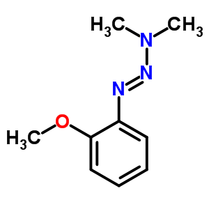 N-(2-methoxyphenyl)diazenyl-n-methyl-methanamine Structure,20240-99-7Structure