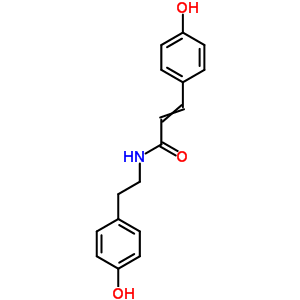 Trans-n-(p-coumaroyl)tyramine Structure,20375-37-5Structure