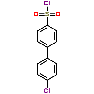 4-Chloro[1,1-biphenyl]-4-sulfonyl chloride Structure,20443-74-7Structure