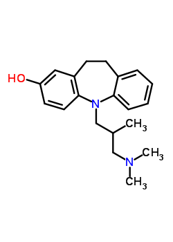 11-(3-Dimethylamino-2-methylpropyl)-5,6-dihydrobenzo[b][1]benzazepin-8-ol Structure,2064-15-5Structure