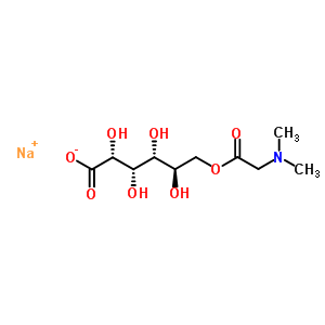 Sodium 6-o-(n,n-dimethylglycyl)-d-gluconate Structure,20858-86-0Structure