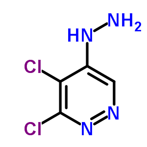 Pyridazine, 3,4-dichloro-5-hydrazinyl- Structure,2096-33-5Structure