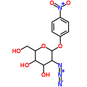 4-Nitrophenyl 2-azido-2-deoxy-α-d-galactopyranoside Structure,210418-04-5Structure