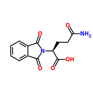 2H-isoindole-2-aceticacid, a-(3-amino-3-oxopropyl)-1,3-dihydro-1,3-dioxo- Structure,2110-19-2Structure