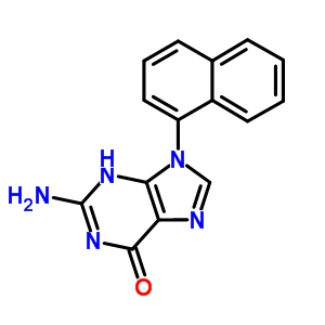 2-Amino-9-naphthalen-1-yl-3h-purin-6-one Structure,21318-84-3Structure