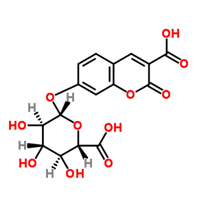 3-Carboxyumbelliferyl-β-d-glucuronide Structure,216672-17-2Structure