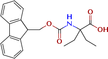 Fmoc-deg-oh Structure,218926-46-6Structure