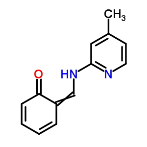 Phenol,2-[[(4-methyl-2-pyridinyl)imino]methyl]- Structure,21951-36-0Structure