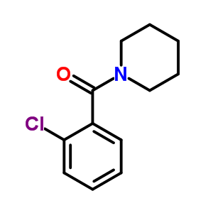 Methanone,(2-chlorophenyl)-1-piperidinyl- Structure,22342-21-8Structure