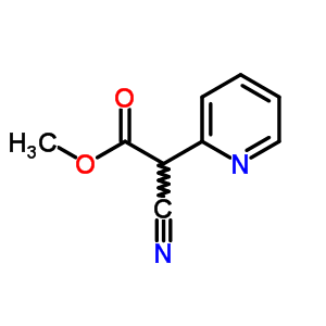 2-Pyridineacetic acid, a-cyano-, methyl ester Structure,22353-56-6Structure