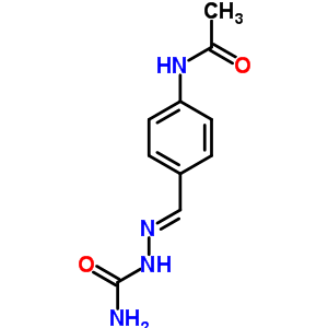 Hydrazinecarboxamide,2-[[4-(acetylamino)phenyl]methylene]- Structure,22592-41-2Structure