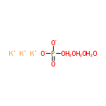 Phosphoric acid tripotassium salt trihydrate Structure,22763-03-7Structure