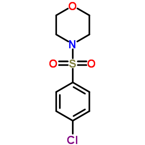 Morpholine,4-[(4-chlorophenyl)sulfonyl]- Structure,22771-99-9Structure