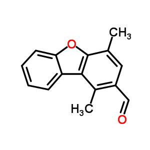 2-Dibenzofurancarboxaldehyde,1,4-dimethyl- Structure,23002-98-4Structure