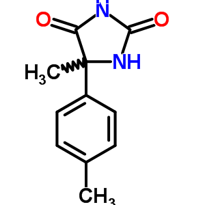 5-(4-Methylphenyl)-5-methylhydantoin Structure,23186-96-1Structure