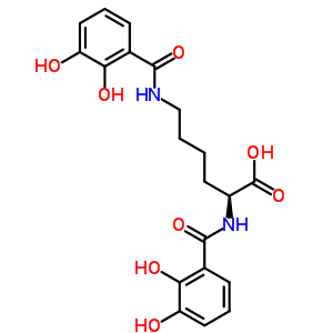 N2,n6-bis(2,3-dihydroxybenzoyl)-l-lysine Structure,23369-85-9Structure