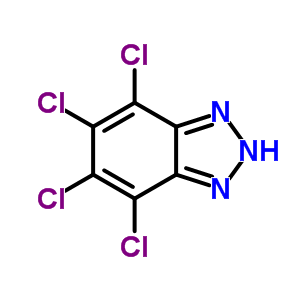 1H-benzotriazole,4,5,6,7-tetrachloro- Structure,2338-10-5Structure