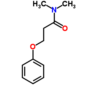 Propanamide,n,n-dimethyl-3-phenoxy- Structure,23500-64-3Structure