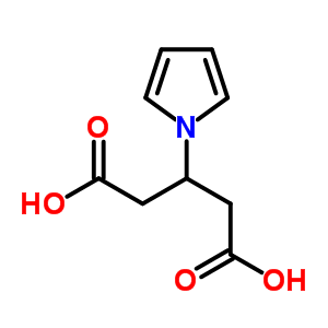 Pentanedioic acid,3-(1h-pyrrol-1-yl)- Structure,23757-03-1Structure