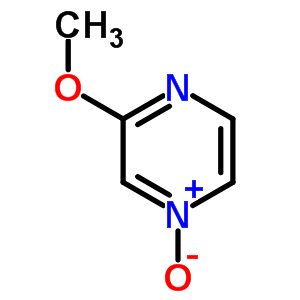 Pyrazine, 2-methoxy-,4-oxide Structure,23902-69-4Structure