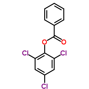 Phenol,2,4,6-trichloro-, 1-benzoate Structure,24003-11-0Structure