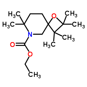 1-Oxa-6-azaspiro[3.5]nonane-6-carboxylic acid, 2,2,3,3,7,7-hexamethyl-, ethyl ester Structure,240113-59-1Structure