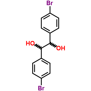 1,2-Ethanediol,1,2-bis(4-bromophenyl)- Structure,24133-54-8Structure