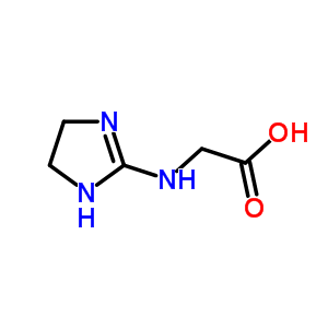 n-(4,5-二氫-1H-咪唑-2-基)-甘氨酸結(jié)構(gòu)式_24341-62-6結(jié)構(gòu)式