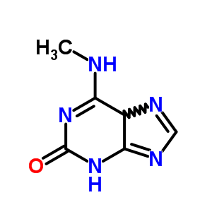 2H-purin-2-one,1,3-dihydro-6-(methylamino)- Structure,24391-35-3Structure