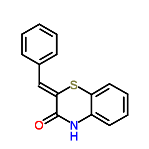 2H-1,4-benzothiazin-3(4h)-one,2-(phenylmethylene)- Structure,24545-07-1Structure