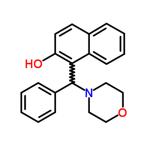 2-Naphthalenol,1-(4-morpholinylphenylmethyl)- Structure,24685-08-3Structure