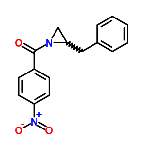 Methanone,(4-nitrophenyl)[2-(phenylmethyl)-1-aziridinyl]- Structure,25022-59-7Structure