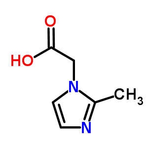 (2-Methyl-1H-imidazol-1-yl)acetic acid Structure,25023-36-3Structure