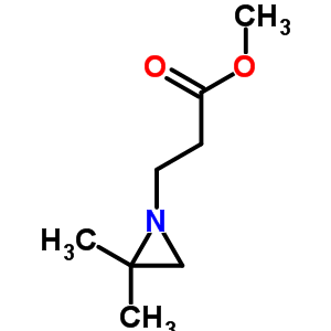 1-Aziridinepropanoicacid, 2,2-dimethyl-, methyl ester Structure,25263-40-5Structure