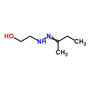 2-Butanone,2-(2-hydroxyethyl)hydrazone Structure,25431-80-5Structure