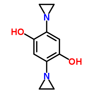 1,4-Benzenediol,2,5-bis(1-aziridinyl)- Structure,2588-34-3Structure