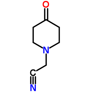 (4-Oxopiperidin-1-yl)acetonitrile Structure,259180-65-9Structure