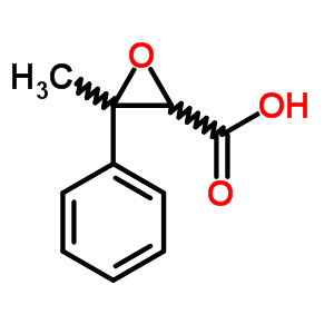 2-Oxiranecarboxylicacid, 3-methyl-3-phenyl-, sodium salt Structure,25957-43-1Structure