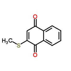 1,4-Naphthalenedione,2-(methylthio)- Structure,26037-60-5Structure