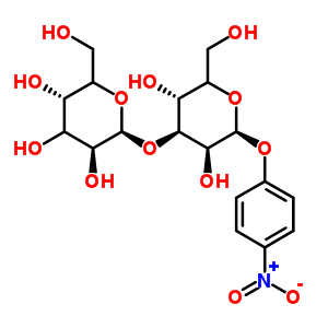 4-Nitrophenyl 3-o-(β-d-glucopyranosyl)-β-d-glucopyranoside Structure,26255-70-9Structure