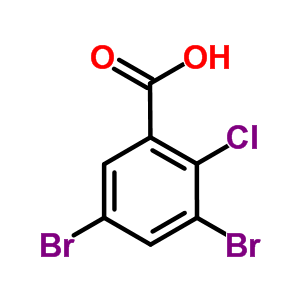 3,5-Dibromo-2-chlorobenzoic acid Structure,27003-05-0Structure