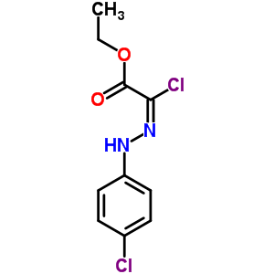 Acetic acid, 2-chloro-2-[2-(4-chlorophenyl)hydrazinylidene]-, ethyl ester Structure,27143-09-5Structure