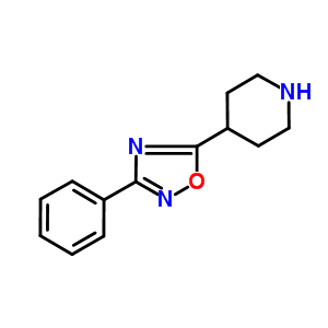 4-(3-Phenyl-1,2,4-oxadiazol-5-yl)piperidine hydrochloride Structure,276236-96-5Structure